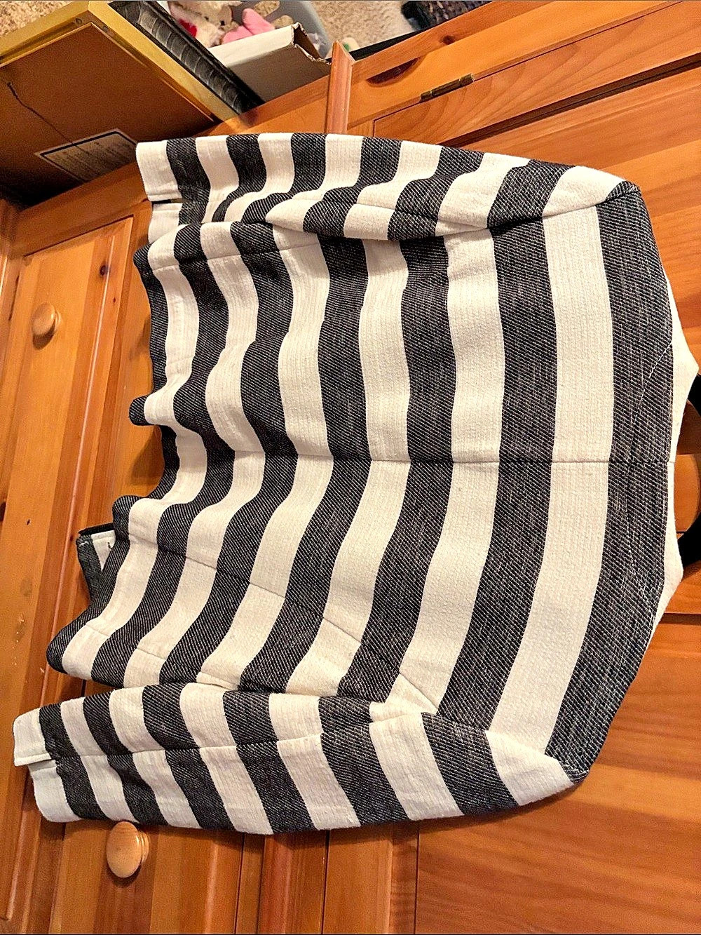 LOFT Striped Blazer in Black & White Size 2